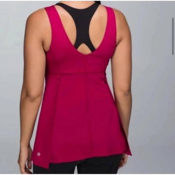 Lululemon Wrappers Delight Tank Bumble Berry Racerback Top Size 6 - Picture 9 of 9